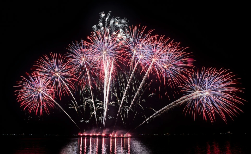 photo of fireworks display